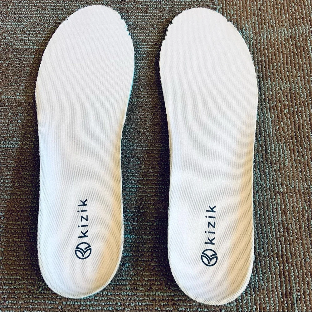 Kizik Men's White Navy Lima Casual Slip On Sneakers, size 15 WIDE 2E Wms 16.5 EE - Picture 6 of 11